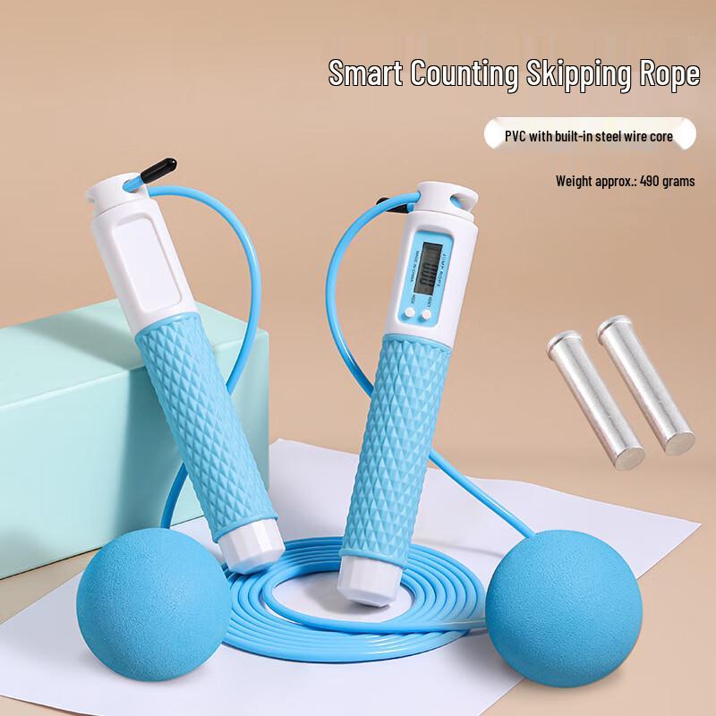 Adult Smart Counting Weighted Steel Jump Rope