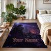 Crystal Velvet Rug Custom Name Text, Soft Non Slip Floor Mat Home DecorWorld of Warcraft