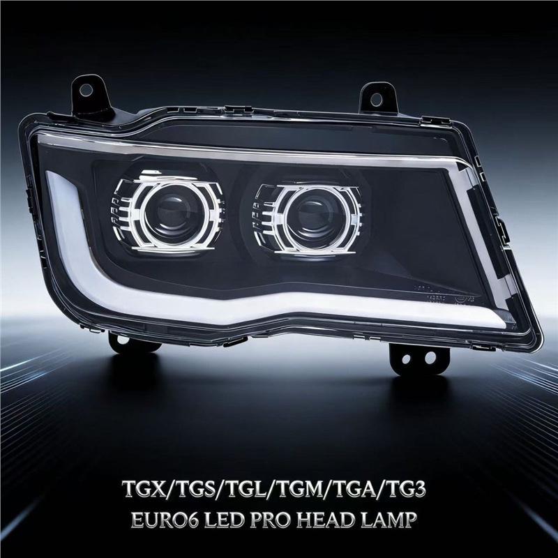 Ultra-Bright LED Front Headlight for New MAN TGX 18.470 and TGS
