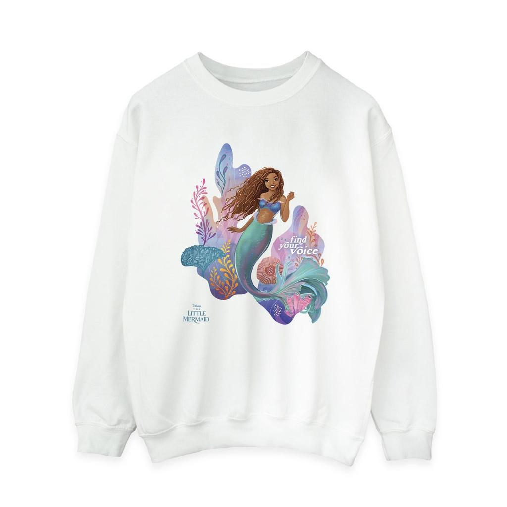 The Little Mermaid Womens/Ladies Find Your Voice Movie Sweatshirt
