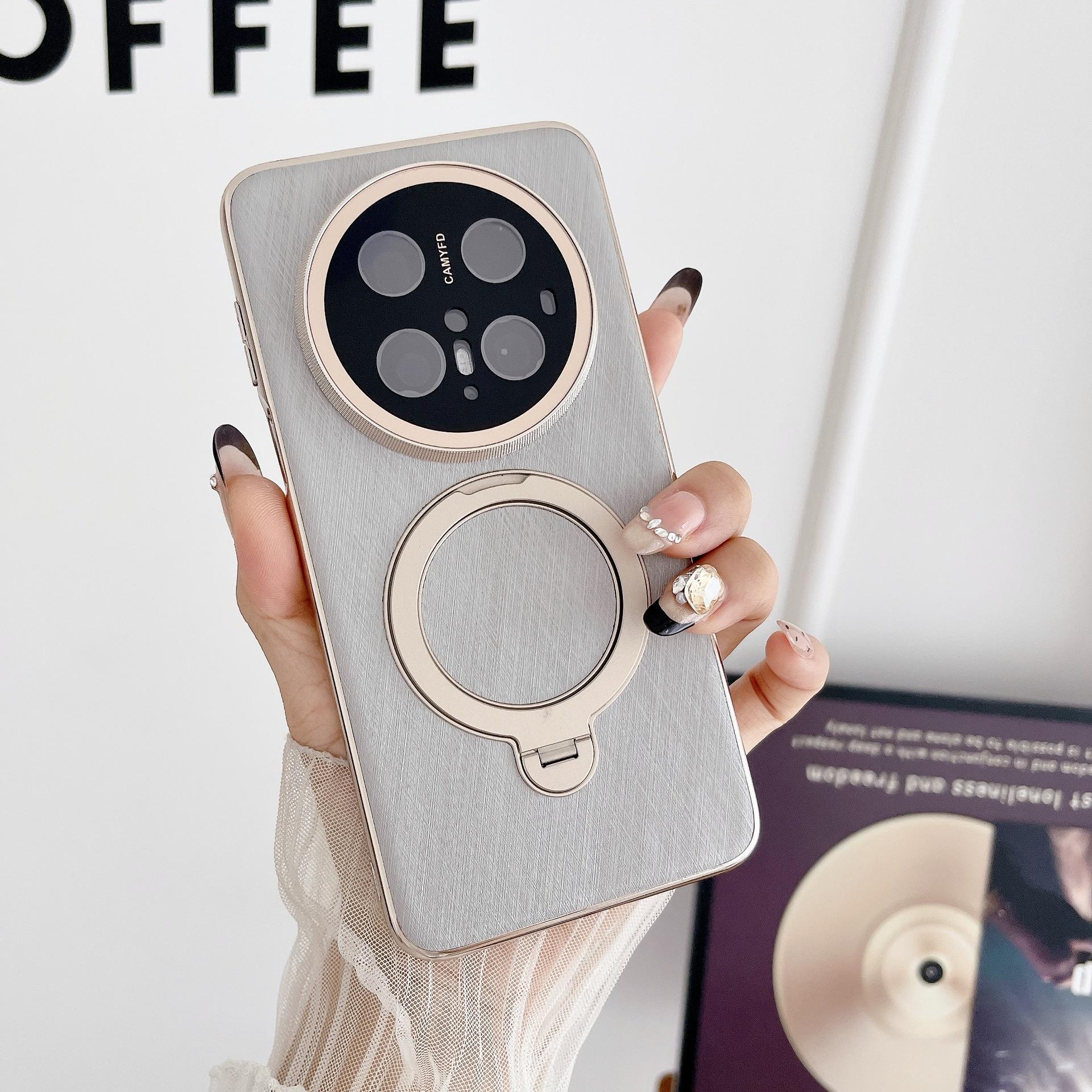 

A Magnetic Stand Phone Case for Huawei Mate70Pro and A Fashionable Leather Anti-drop Case for Mate60p Mate60pro+