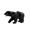 MOC Serie Granja Bosque Escena Crianza Animal Bloques de Construcción Lobo de la Jungla Montura Caballo Oso Marrón Blanco Panda Ladrillos DIY Juguetes para Niños