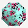 1pc Floral Pattern with Pink Flowers and Black Berries Umbrella with Plastic Handle,Suitable for All Seasons Umbrellaptys26057