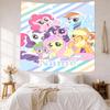 Little Pony Custom Your Name Wall Decor Tapestry Art For Pet Memorial Birthdaywedding Party Backdrop Family Gift