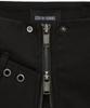 ETRE AU SOMMET Front Zip Belt Detail Mini Skirt (Black)
