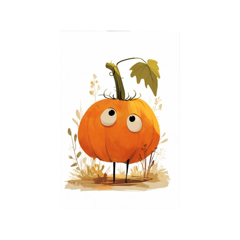 Set de Tarjetas de Felicitación de Halloween con Sobres Diseño Lindo de Calabaza