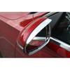 ABS Chrome Rearview Mirror Rain Eyebrow Frame Trim 2X For Benz C-Class -