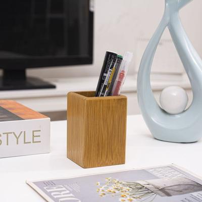 Zubehör Student Schreibwaren Simplicity Design Desktop Organizer Bleistift Organizer Bambus Stifthalter Desktop Storage