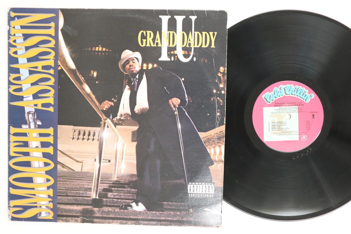 

LP Record GRAND DADDY I.U. Smooth Assassin 126341 COLD CHILLIN 1990 US Rap HipHopRB Used
