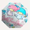 Little Twin Stars Automatic Opening and Closing Umbrella - Small Umbrella Suitable for Various Occasions, Portable 3-Fold Small Umbrella for Men and W