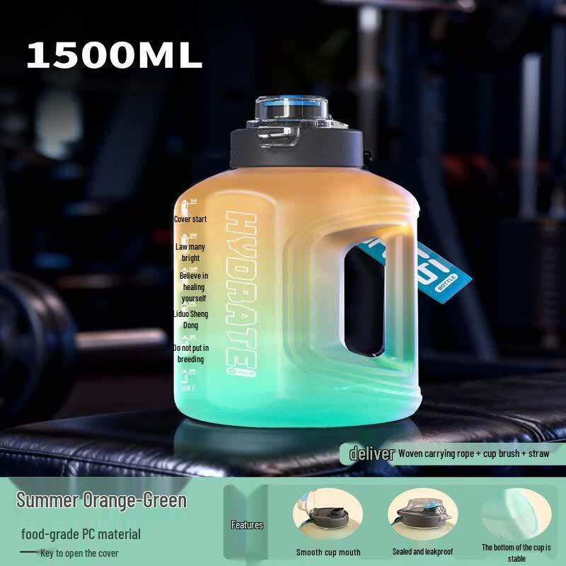 Youluo Large Capacity Fitness Sports Water Bottle
