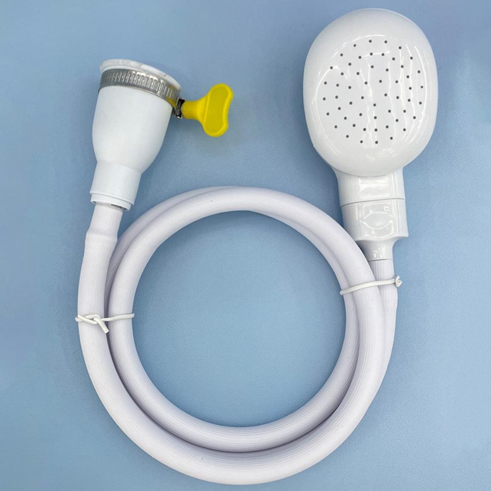 

Universal Sink Spray Rubber Hose Handheld Rain Shower Head Portable Spray Head for Kitchen Bathroom Pet Cleaning Showerhead 1PC