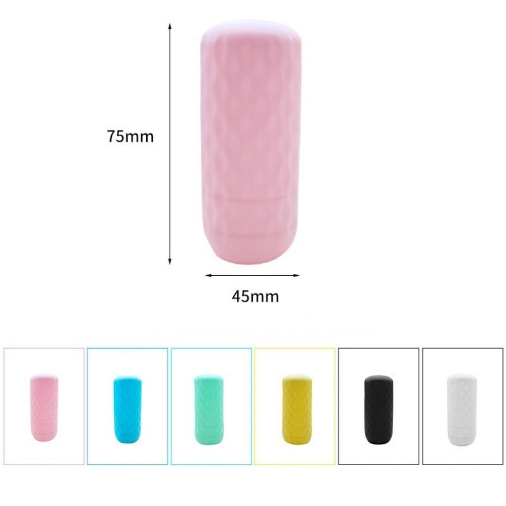 5/6 silicone bottle caps for travel essentials accessories, leak-proof elastic caps, suitable for travel-sized bottles of toilet