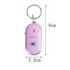 1Pcs Anti-Lost Key Finder Sound Control Flashing Beeping Alarm Keychain Locator for Seniors Home Travel Use