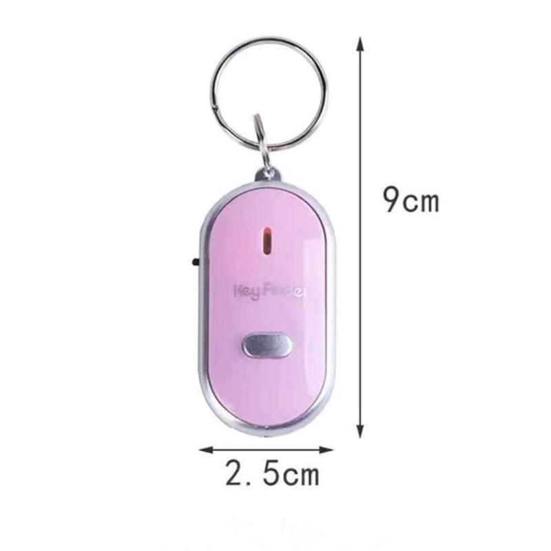 1Pcs Anti-Lost Key Finder Sound Control Flashing Beeping Alarm Keychain Locator for Seniors Home Travel Use