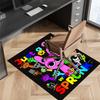 1pc Sprunki9 Print Area Rug - Soft, Washable Non-Slip Indoor Mat for Office Chairs, Living Room, Home Office Decorative Rug