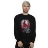 Marvel Mens Avengers Endgame Captain Marvel Brushed Sweatshirt