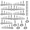Fishing Rod Single Foot Fishing Pole Eyes Rings Repair Kit Line Guides Tip Top Ring Set