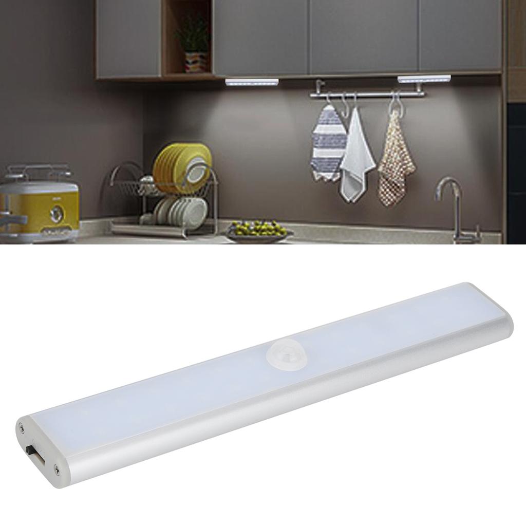 LED Motion Sensor Light Cupboard Wardrobe Closet Lamp Under Cabinet Night Light USB