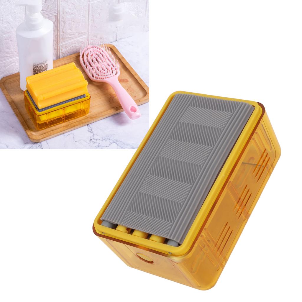 Soap Bubble Box 2 In 1 Multifunction Keep Dry Soap Cleaning Storage Foaming Box for Bathroom Kitchen Toilet