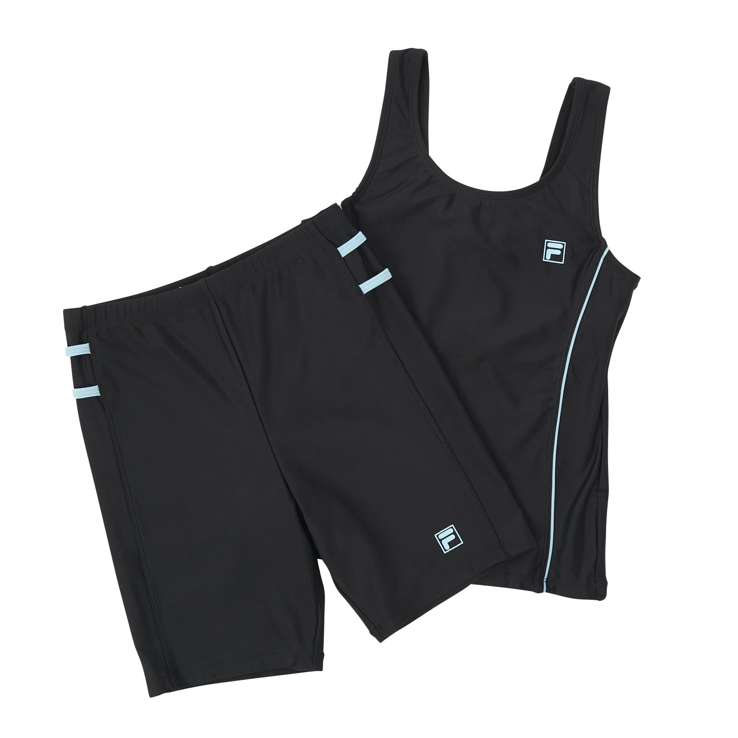 

Fila 174102 School Tankini Top and Bottom UV BSA Girls Swimsuit, Set, Protection,