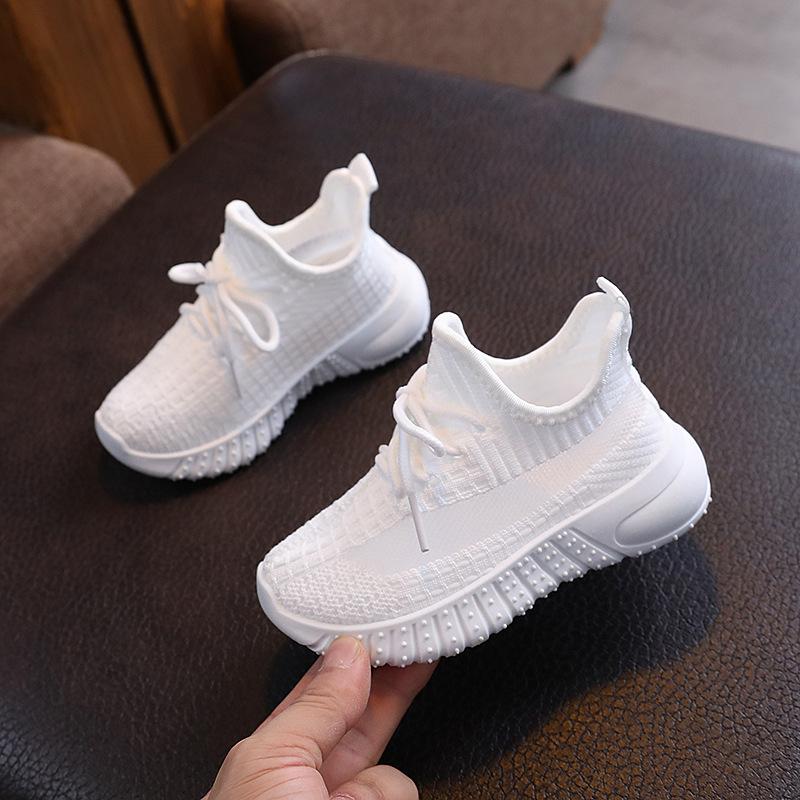Boy and Girl Open-toe Sandals, Large Size Children s Shoes, Breathable Shoes, Casual Shoes 22 белый