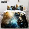 Twin Boy Sports Duvet Cover Football Bedding Set Microfiber Ball Sport Comforter Cover For Kids Teen Men Gifts Bedroom Decor