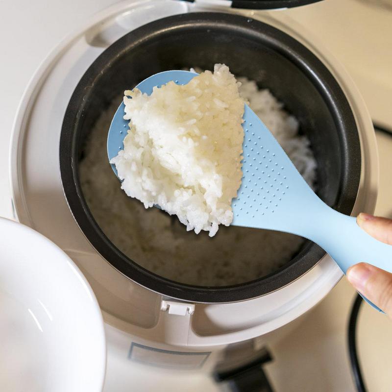 Tumbler Rice Spoon Stand Up Non Stick Kitchen Tool Food Grade Easy To Clean Gadgets Buffet Cooking Spoons