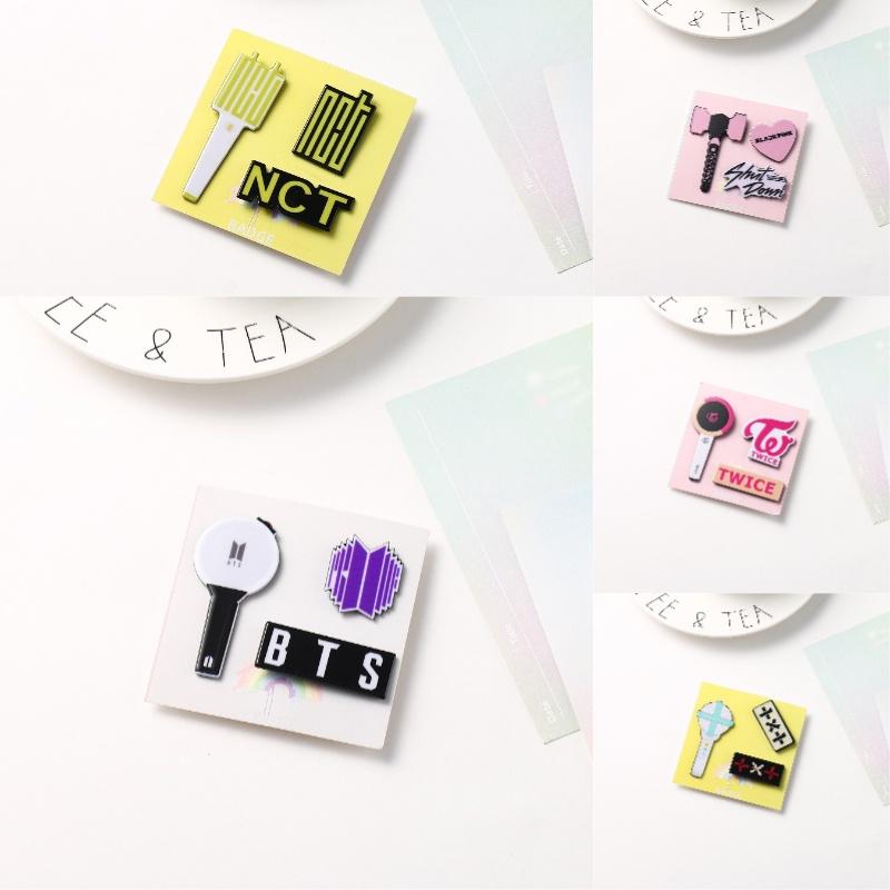 Stray Kids Bulletproof Powder Ink Acrylic Pin Set A Unique And Decorative Addition To Your Outfit
