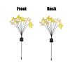 Solar Butterfly Flower Garden Light LED Outdoor Yard Lawn Decorative Lamp with Multiple Butterfly Design and Flexible Stems for Landscape Lighting