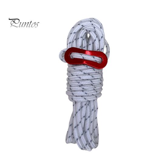 Winddichtes Seil für den Außenbereich, ultraleichte Zeltschnur mit Einsteller, verschleißfest, extrem zugfest, reflektierendes Abspannseil für Camping