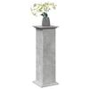 VidaXL Pedestal with Storage Concrete Grey 31x30x90 Cm Engineered Wood 854610