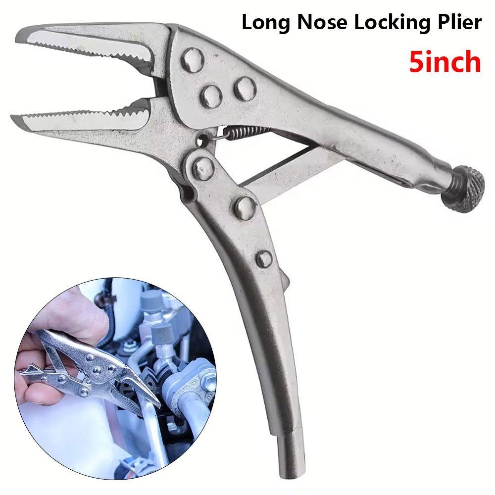 1Pcs Long Jaw Welding Clamp Pliers Chrome Vanadium Vise Grip Pliers  For Welding Metalwork