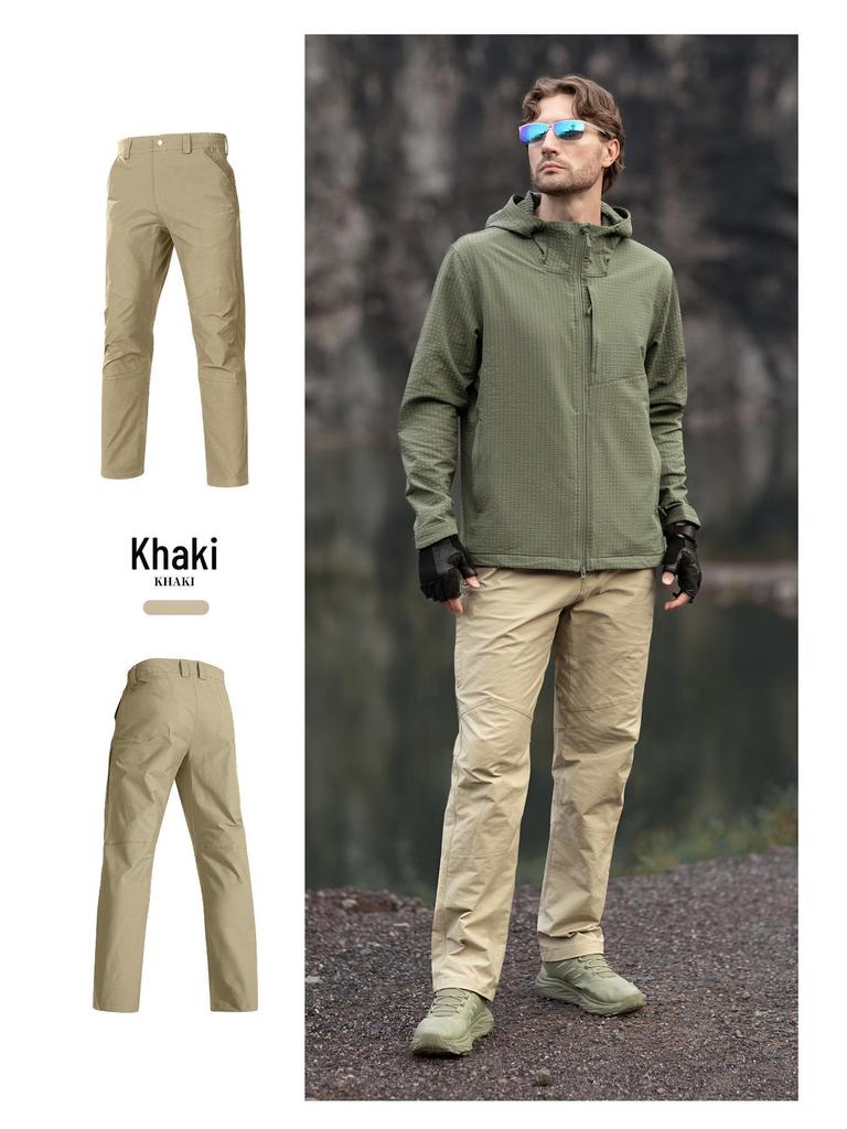 Free Soldier Men's Rising Sun Tactical Stretch Pants - Outdoor, Wear-Resistant, Scratch-Resistant, American Retro Long Trousers