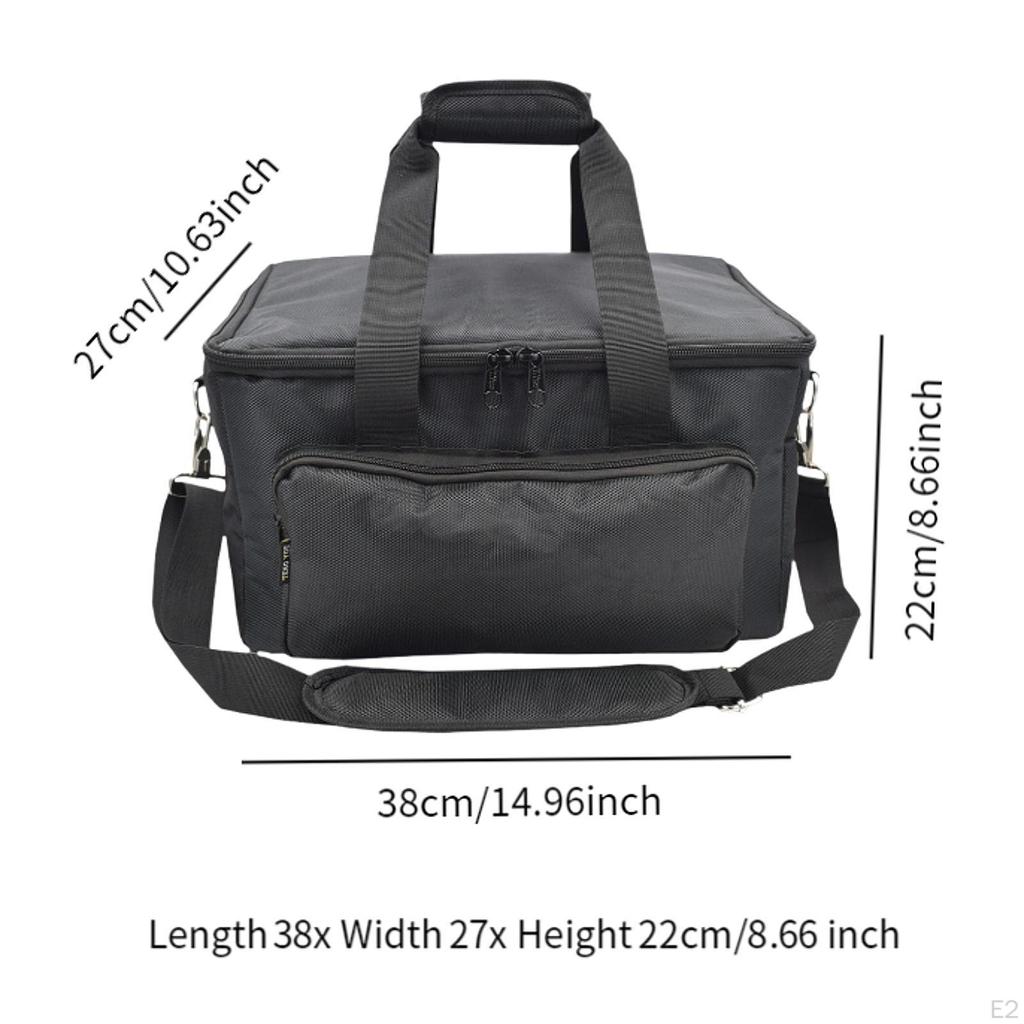 Printer Carrying Case Mobile Portable Heavy Duty Handle Padded with Shoulder Strap