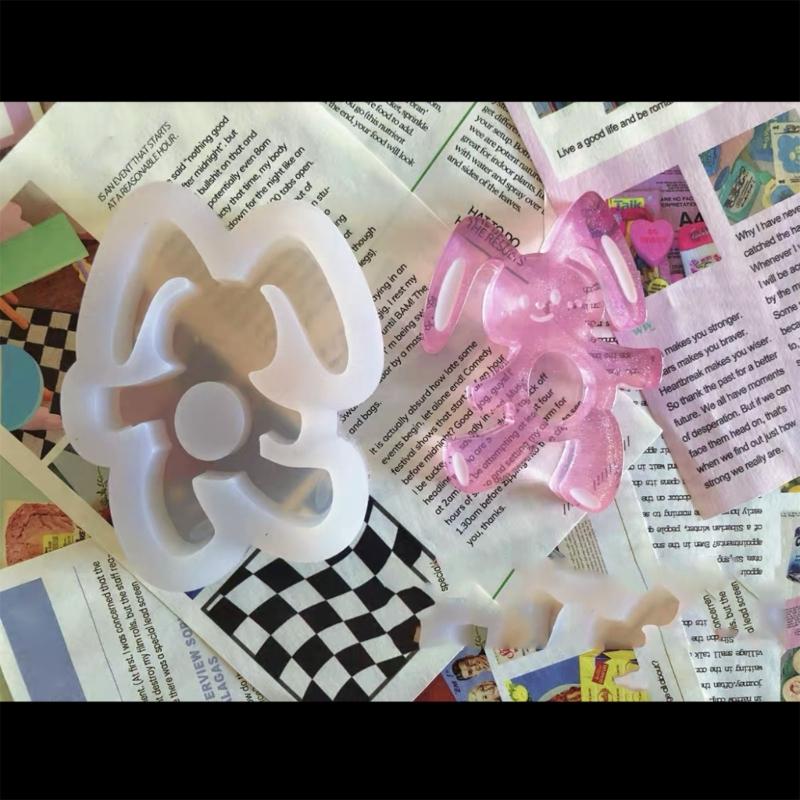 Ornament Quicksand Silicone Epoxy Mold  Keychain Pendant Jewelry Crafting Mould for Anniversary Gift