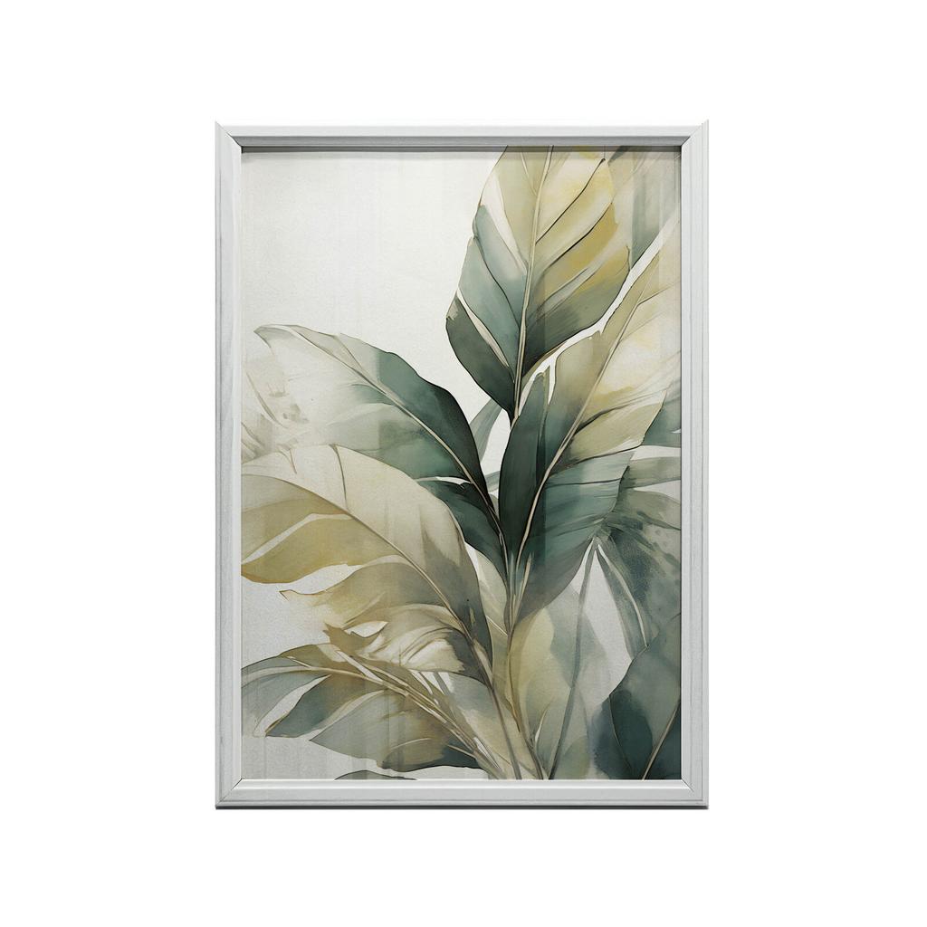 Tropical Harmony Tropical Harmony, 50X70 Cm, Gold Aluminum Frame, 230 Gsm Matte Paper