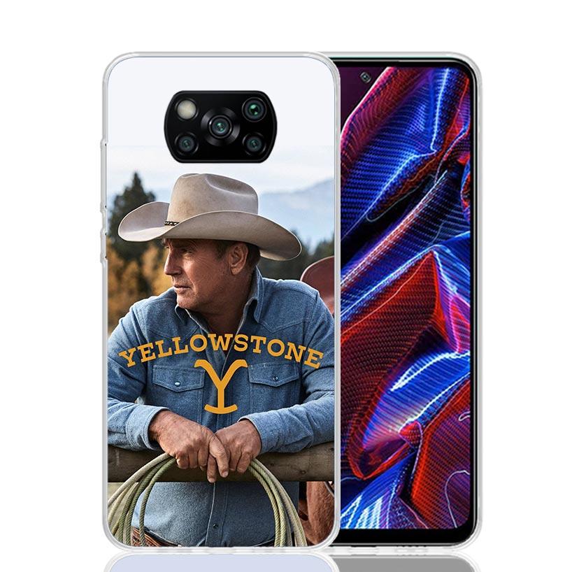 Yellowstone TV Show Phone Case For Xiaomi Poco X7 X6 X5 Pro F7 Ultra Redmi 15C 15 13 13C 12 12C 10 10A 10C 9 9A 9C 9T Cover Poco