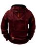 2024 Herren Kapuzenpullover mit mehreren Taschen und Reißverschluss - Frühling/Herbst Lässiger Sportpullover