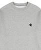 GRAVER [Unisex] Black Odd Flower Embroidered Sweatshirt_Gray
