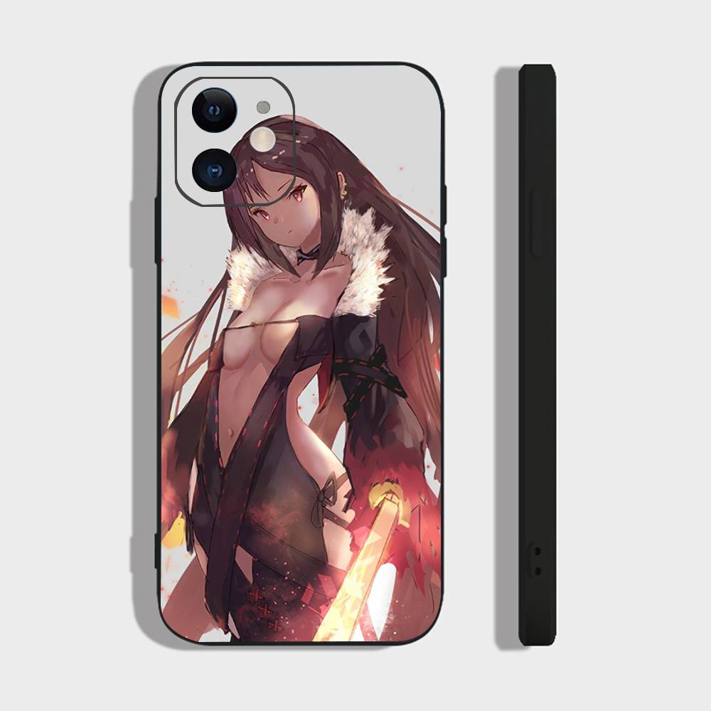 Consort Yu Animated Game Fate Grand Order Phone Case For IPhone 17 Air 16 15 14 13 Pro Max 11 12 Black Silicone Cover