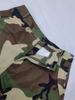 2023 Sommer Damen Camouflage Print Aufgesetzte Taschen Arbeitskleidung Shorts