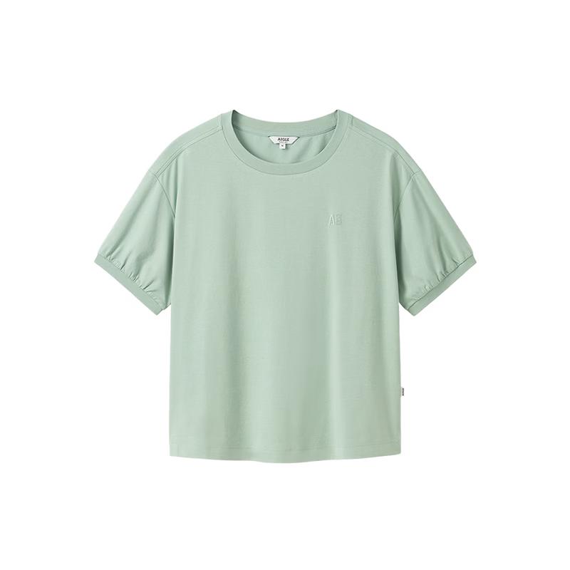AIGLE Women s Classic Round Neck Short Sleeve T-Shirt BZ65 M