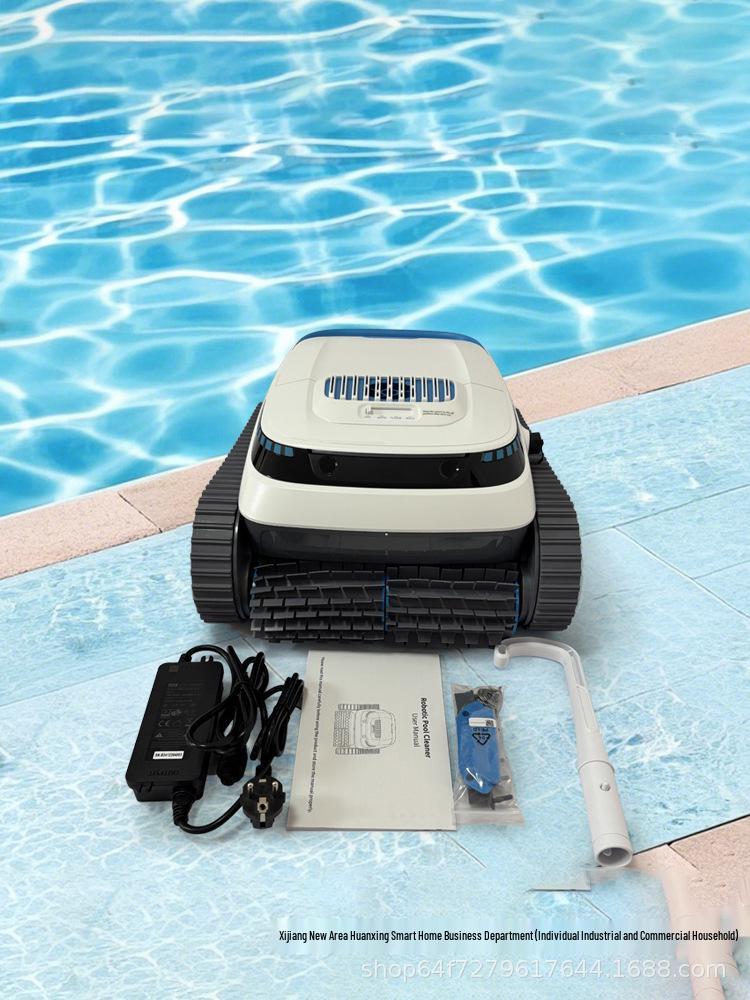 Fully Automatic Wireless Pool Cleaning Robot with 5200mAh Lithium Battery and Intelligent Route Planning