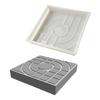 1Pcs Reusable Paving Brick Mould Plastic Concrete Path Maker Mold  For Lawn Patio Yard Garden