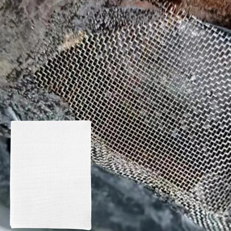 Automobile Bumper Stainless Steel Repair Mesh Plastic Crack Repair Mesh Welding Wire Mesh Net For Bumper Body Hood Vents 15x20cm