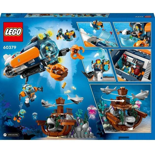 LEGO City 60379 Подводная лодка исследователя морского дна