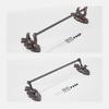 Towel Bars Brass Wall mounted Single Towel Bar Holder Luxury Towel Rack Wall Bathroom Accessories Towel Hanger Rails WF-88810