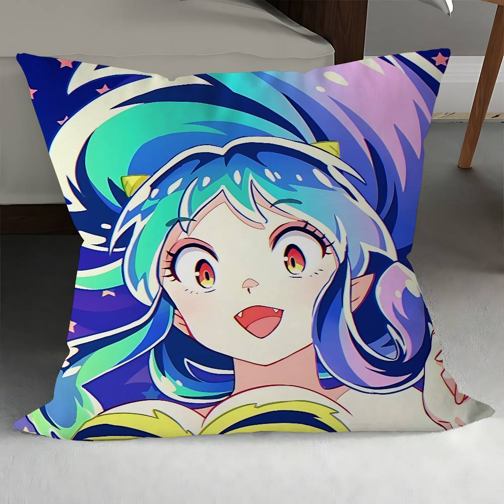 

U-Urusei Yatsura Pillow Gifts Home Office Furnishings Bedroom Sofa Car Cushion Cover Case 45x45cm 12x12Inch