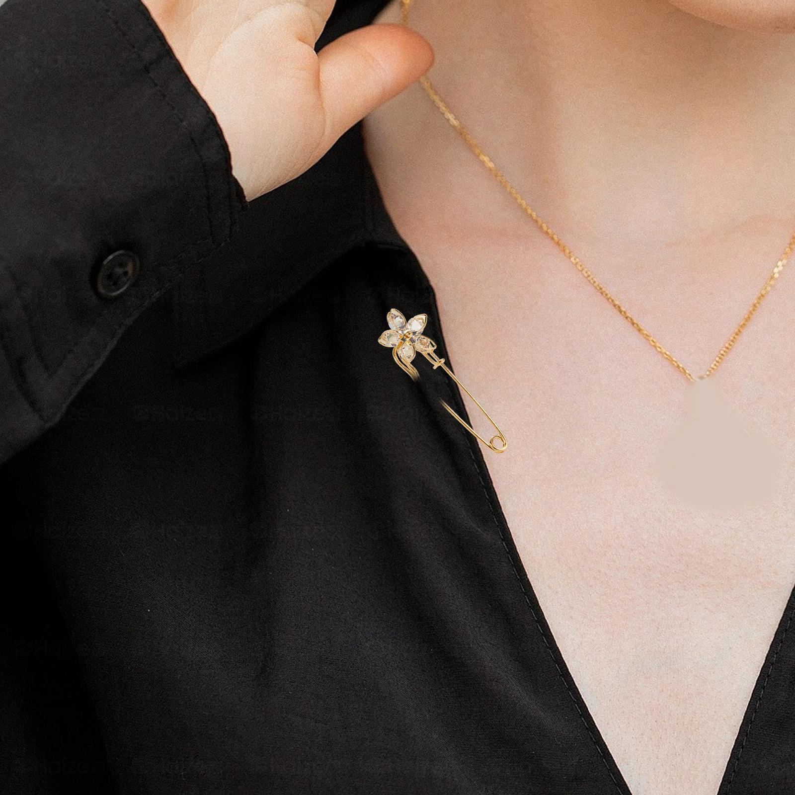 

Брошь-булавка для женской одежды, зажим для шарфа, свитера, рубашки, декоративные для женщин и девочек Style C